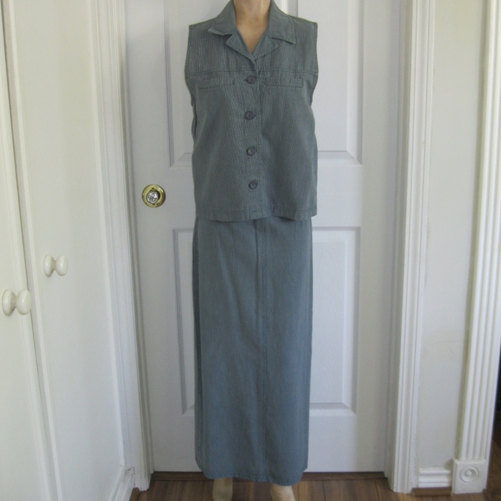 Vintage Action Wear 2-pc. set, blue, NWOT, Sz P